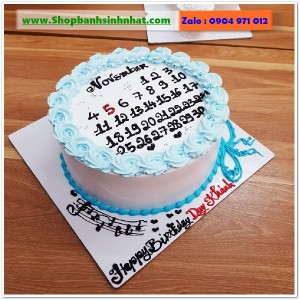 Bánh Sinh Nhật Cuốn Lịch - CL133